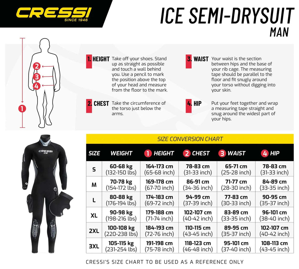 CRESSI Ice Semi-Drysuit CRESSI