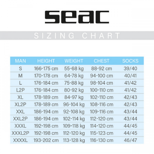 SEAC WARMDRY  DRYSUIT SEAC