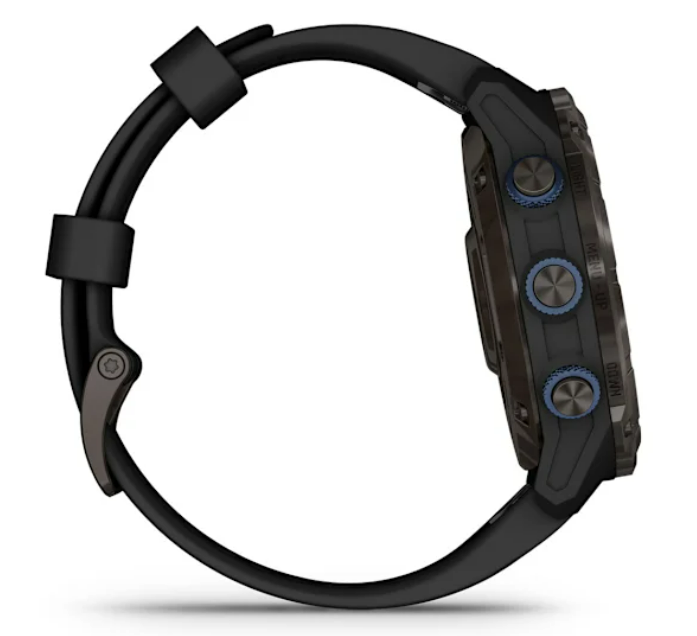 Garmin Descent MK3i  Carbon Gray DLC Titanium with Black Silicone Band- 51 mm GARMIN