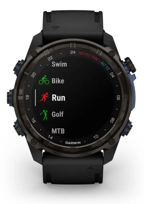 Garmin Descent MK3i  Carbon Gray DLC Titanium with Black Silicone Band- 51 mm GARMIN