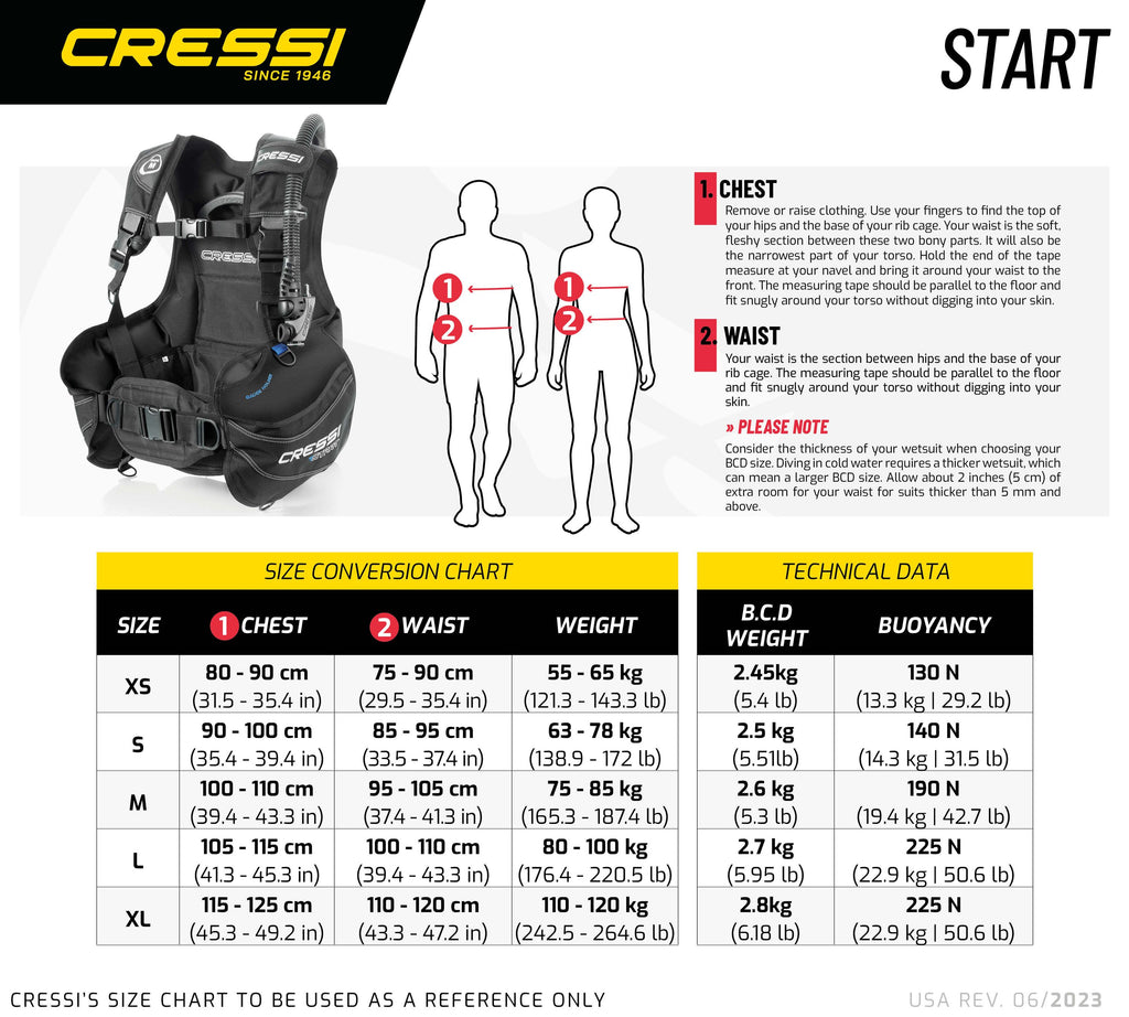 CRESSI STARTBCD BluDiving.com